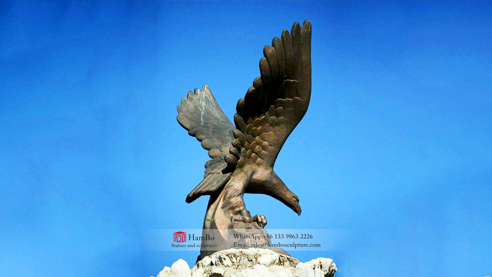 Real estate bronze crane sculpture art sculpture
