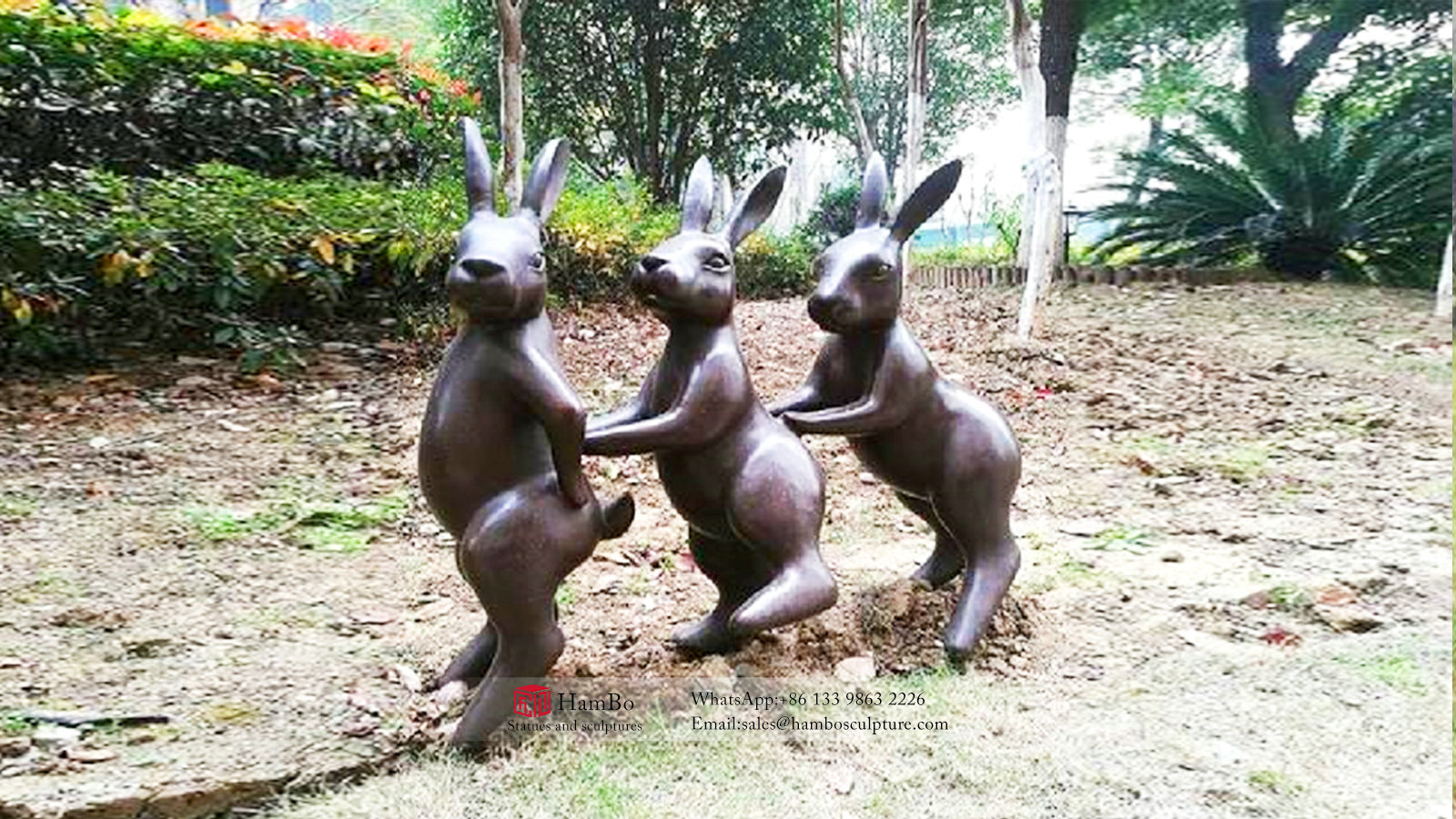 Real estate bronze crane sculpture art sculpture