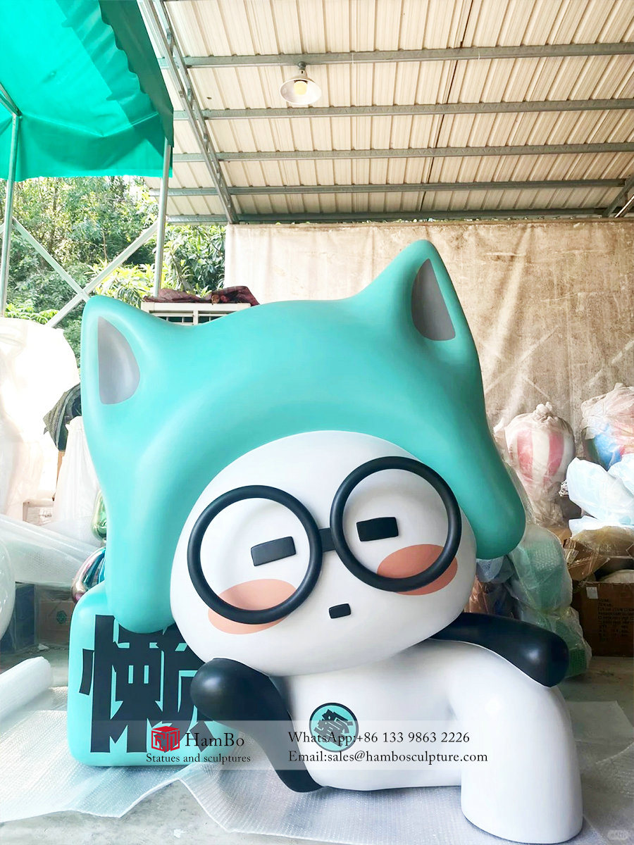 Large outdoor FRP creative sculpture manufacturers
