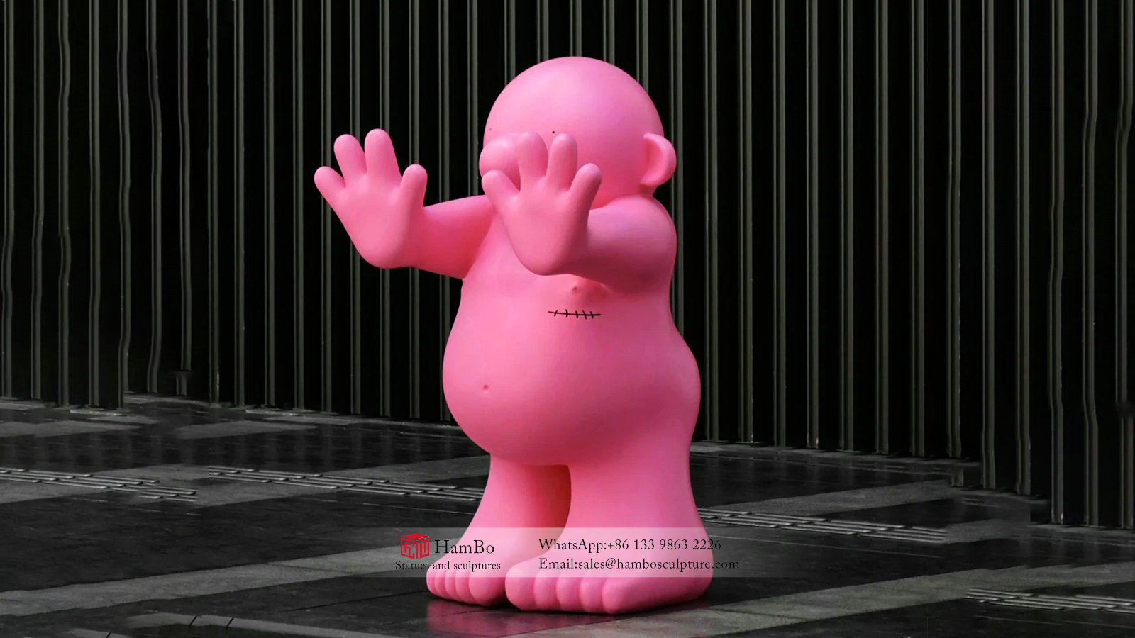 Large outdoor FRP creative sculpture manufacturers