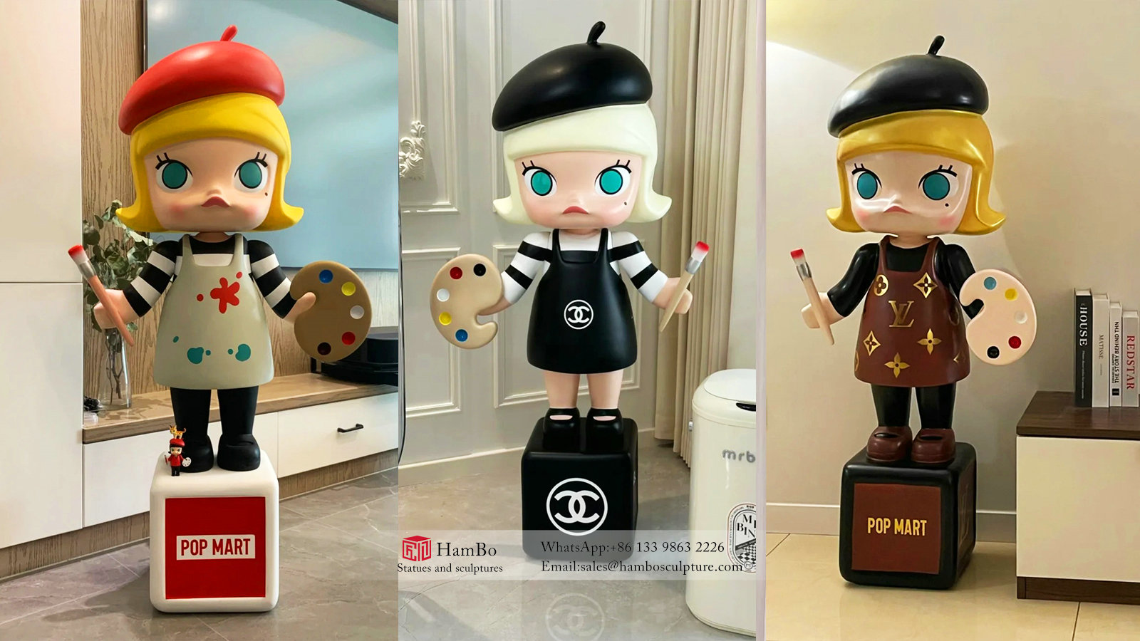 Indoor FRP angel girl sculpture manufacturer