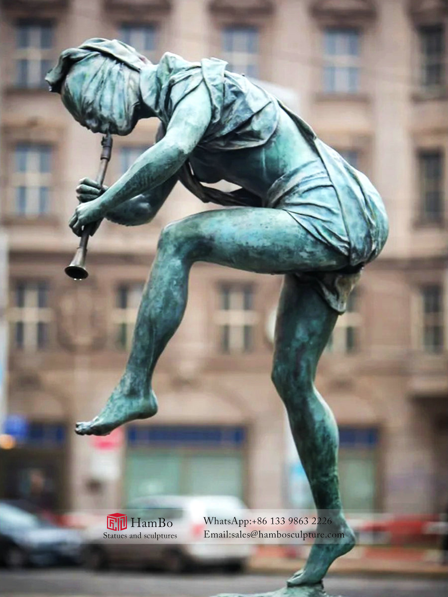 Outdoor scenic area music art figure sculpture manufacturers