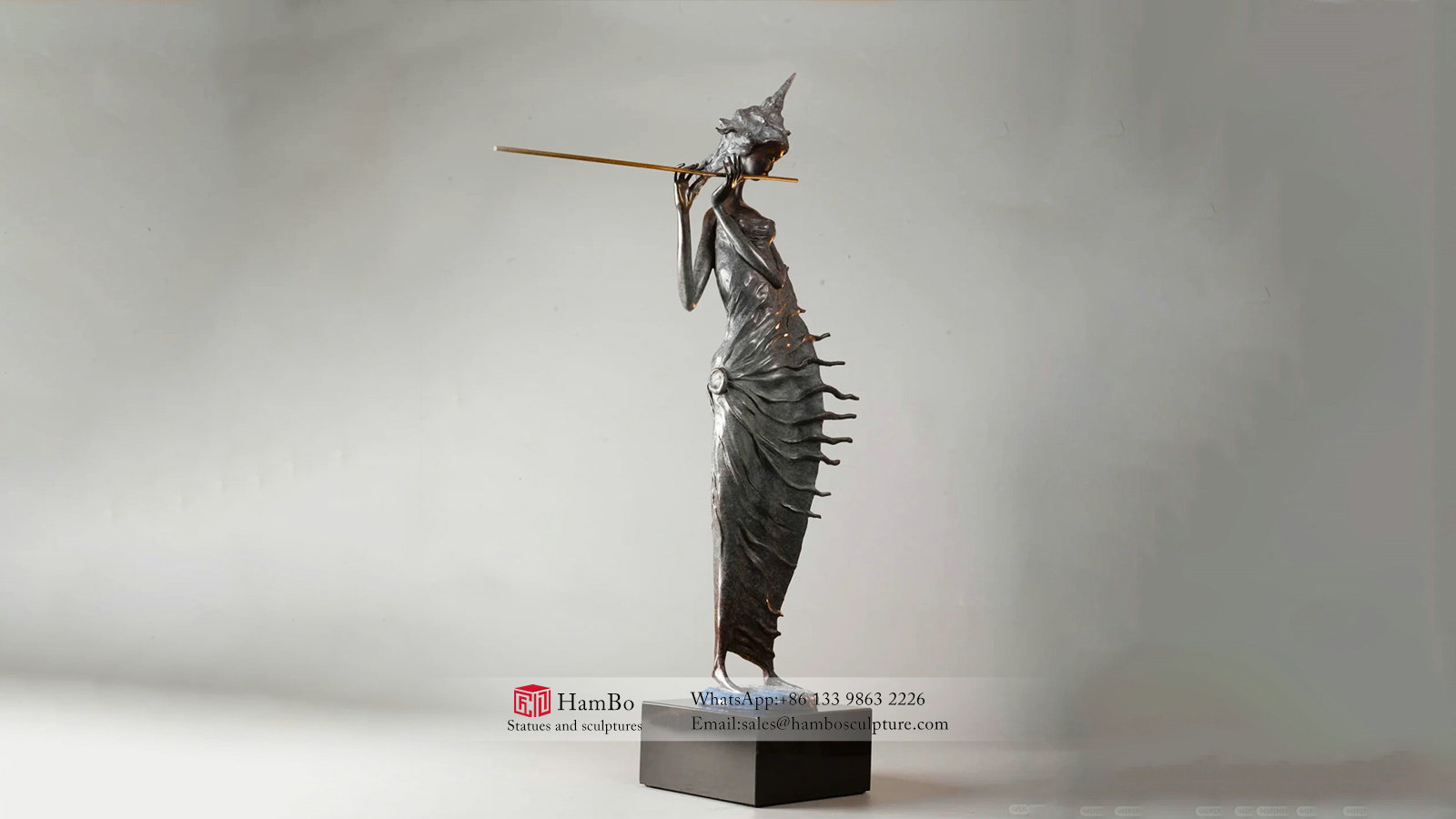 Outdoor scenic area music art figure sculpture manufacturers
