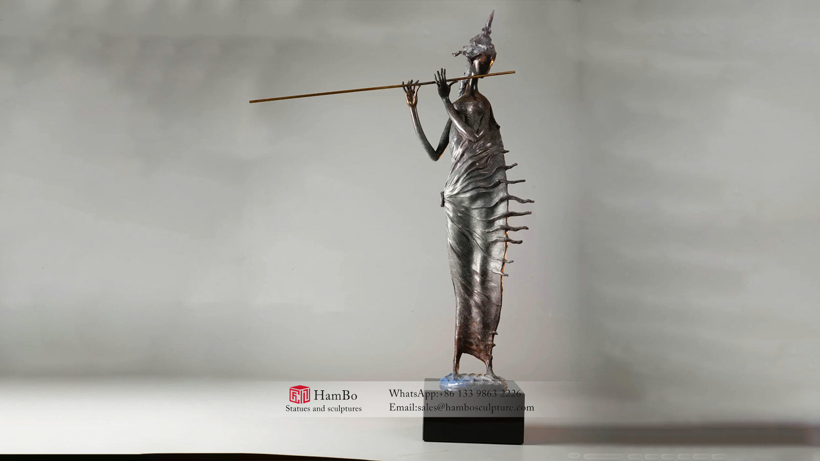 Outdoor scenic area music art figure sculpture manufacturers